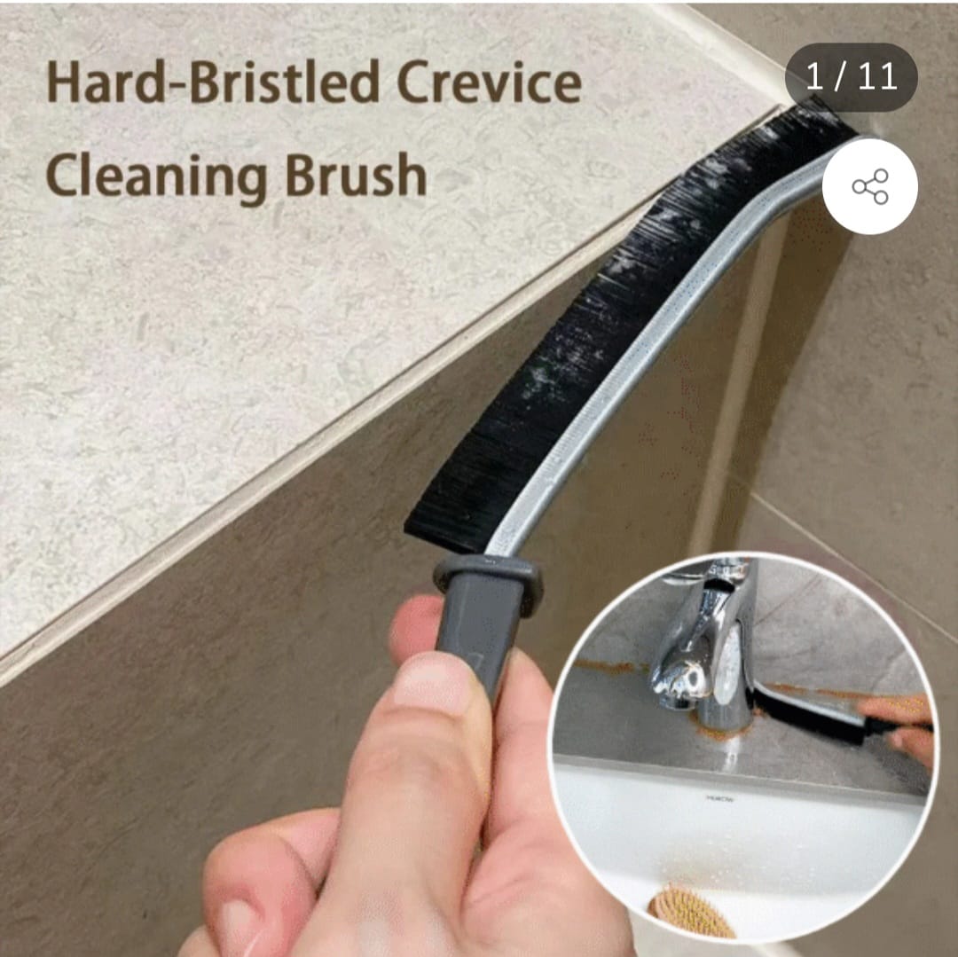 BUY 2 GET 2 FREE) Hard-Bristled Crevice Cleaning Brush