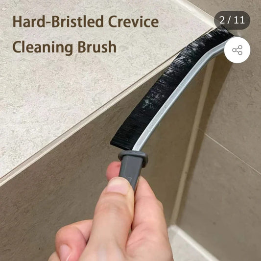 BUY 2 GET 2 FREE) Hard-Bristled Crevice Cleaning Brush